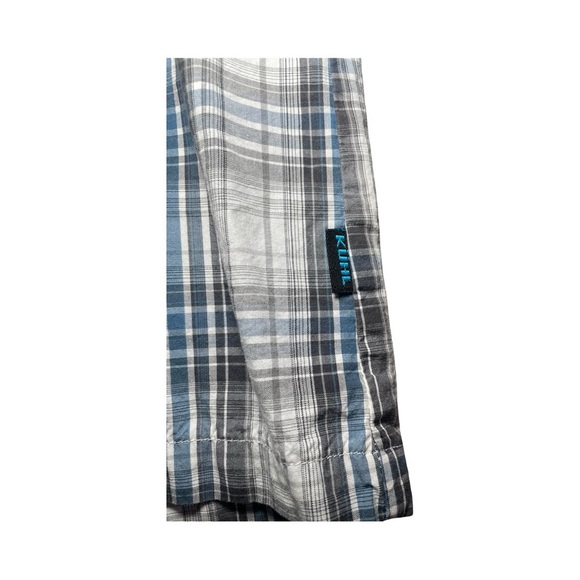 Kuhl Men's Short Sleeve Button Up Shirt Size L Suncel SPF Hiking Lightweight EUC - Picture 3 of 8